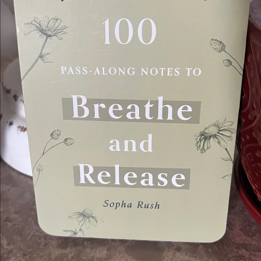 Breathe and Release Pass-Along Notes, NEW, Giftable